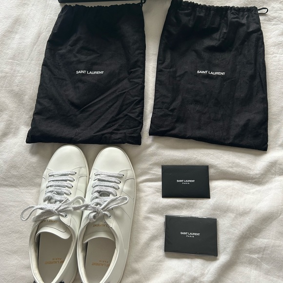 Saint Laurent Women’s Sneakers Size 38.5 (YSL authentic shoes, sneakers) - Picture 6 of 13